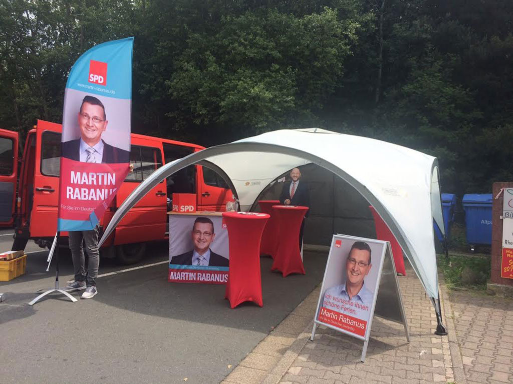Auftakt des Bundestagswahlkampfes in Hünstetten
